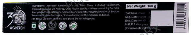 Dr. Morepen Dentosys Charcoal Toothpaste 100gm
