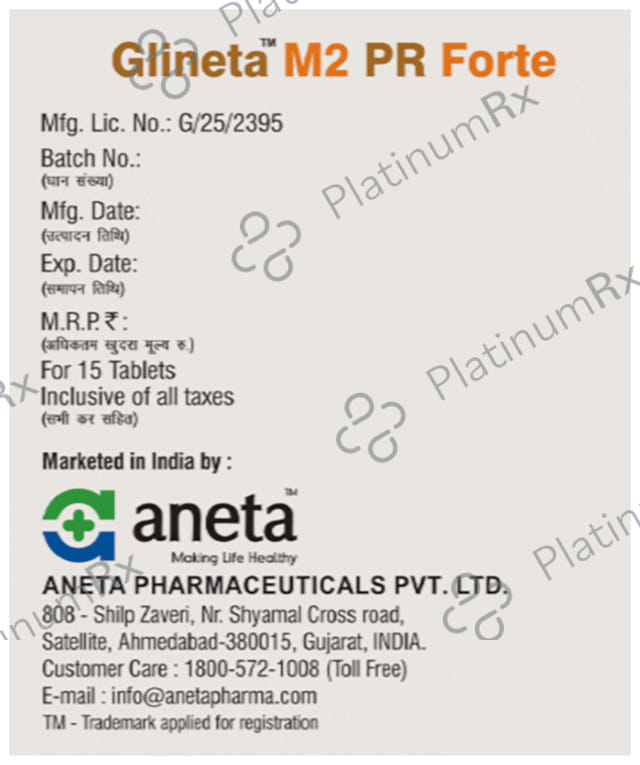 Glineta M 2 PR Forte Tablet