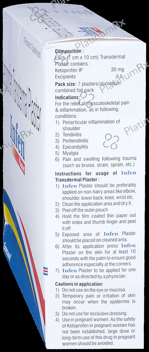 Infen 30mg Plaster Transdermal Patch 7s