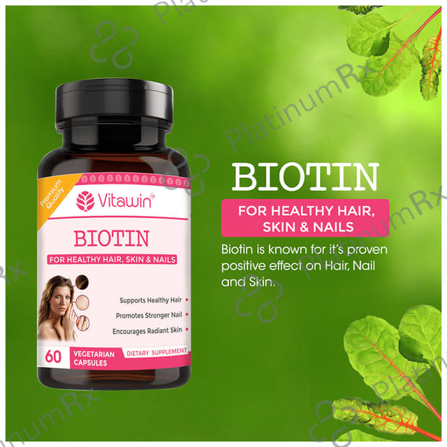 Vitawin Biotin Vegetarian Capsule