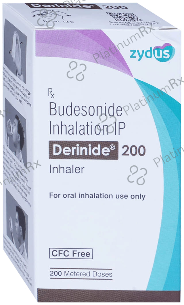 Derinide 200mcg Inhaler CFC Free 200MDI