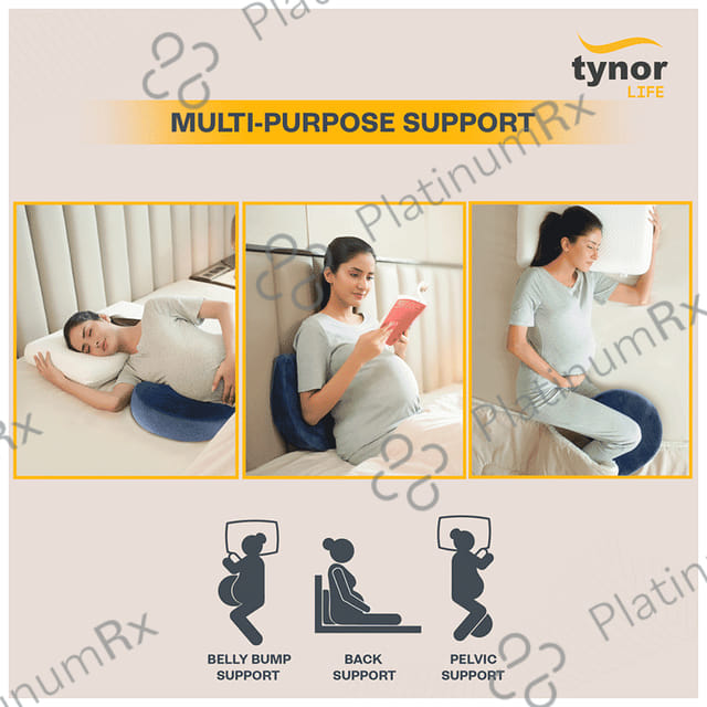 Tynor Elite Pregnancy Memory Universal Blue Pillow