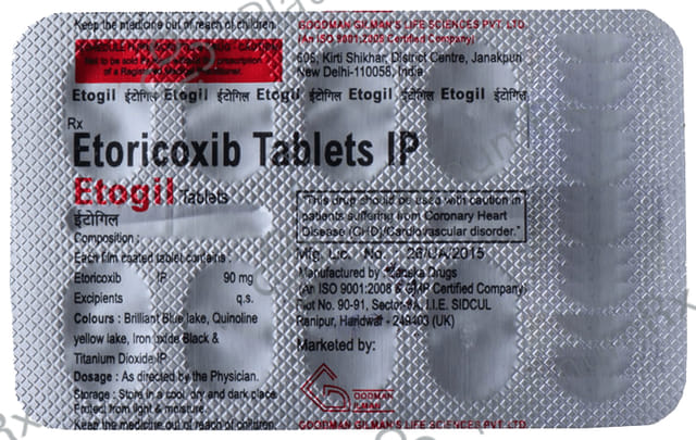 Etogil 90mg Tablet 10s