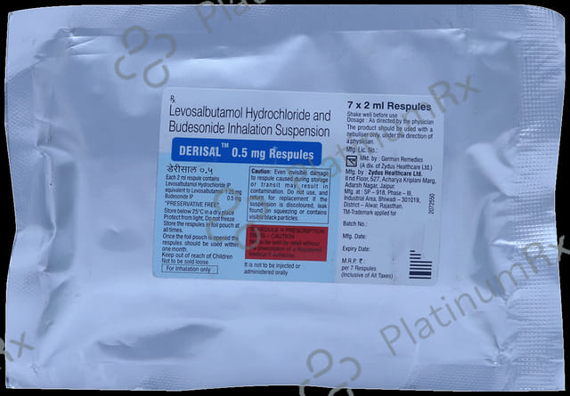 Derisal 0.5mg/1.25mg Respules 7X2ml