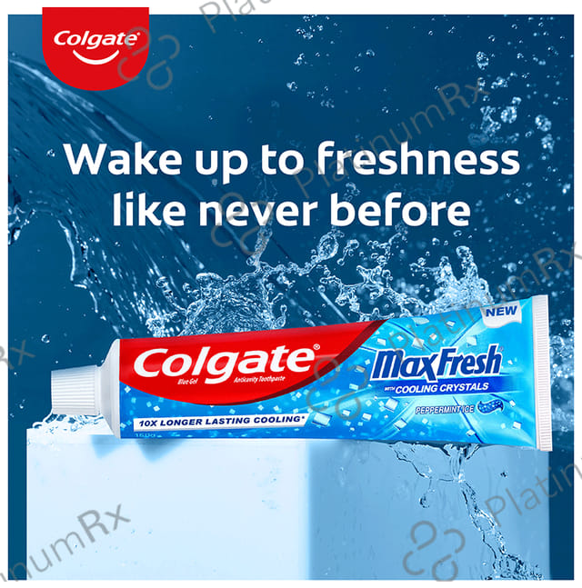 Colgate Maxfresh with Cooling Crystals Anticavity Peppermint Ice Toothpaste 80gm