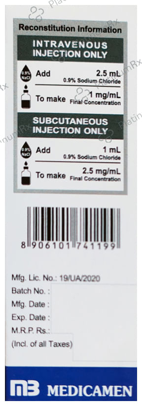 Borzomed 2.5mg Injection