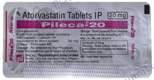 Pileca 20mg Tablet 10s