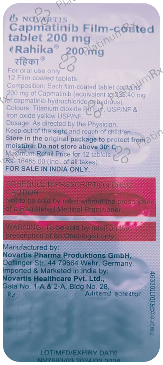 Rahika 200mg Tablet 12s