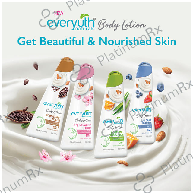 Everyuth Naturals Body Lotion Rejuvenating Flora 500 ml
