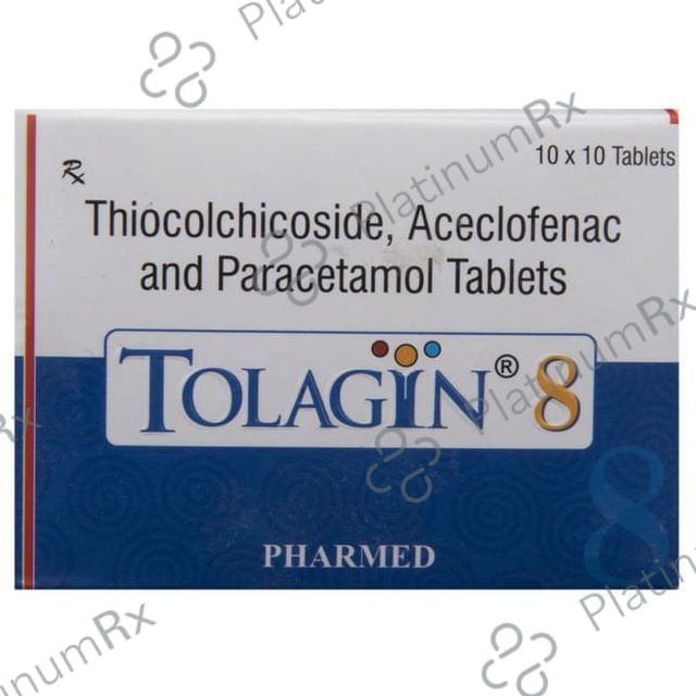 Tolagin 8 100/325/8mg Tablet 10s