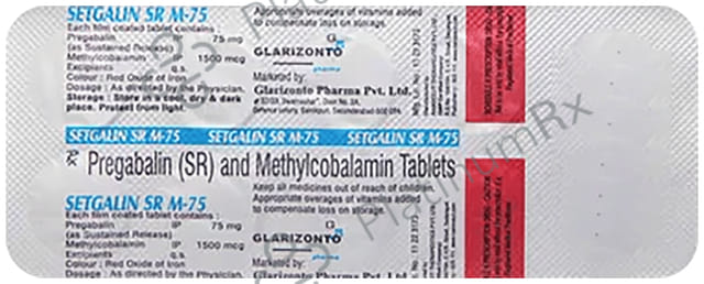 Setgalin SR M 75mg/1500mcg Tablet 10s