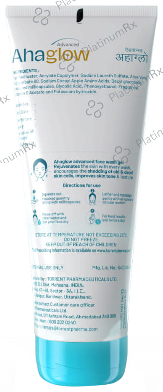Ahaglow Advanced Skin Rejuvenating Face Wash 100gm
