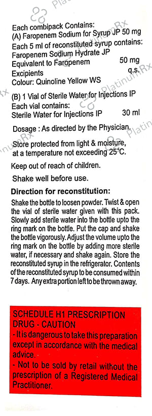 Faronem 50mg Syrup 30ml