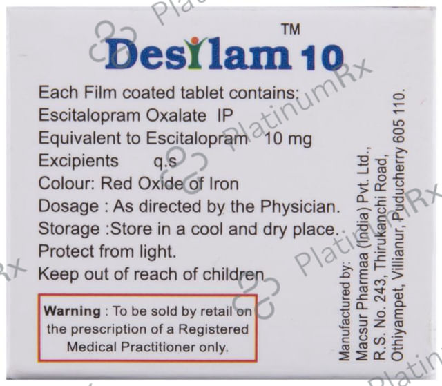 Desilam 10 Tablet