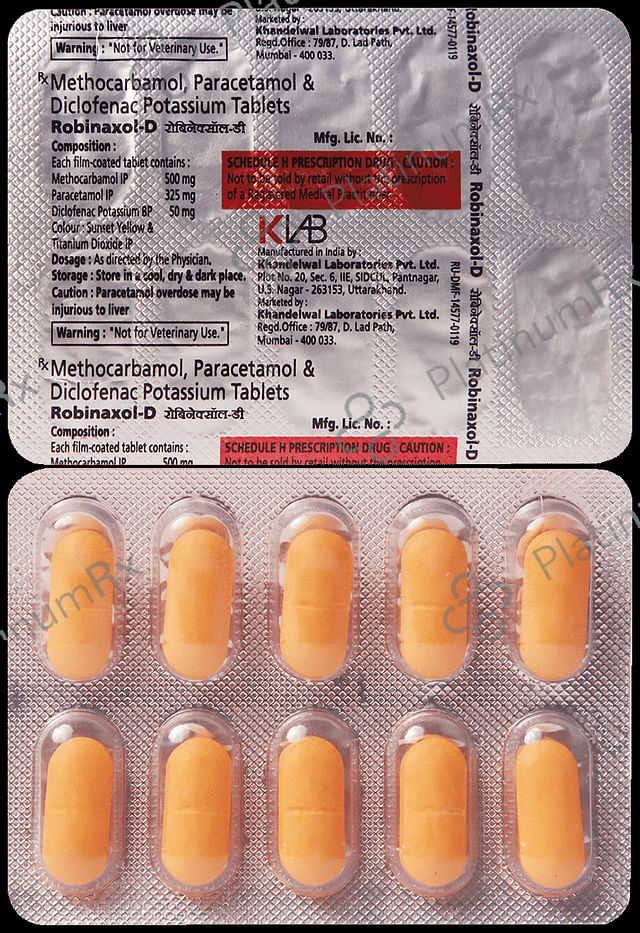Robinaxol D 50 mg/325 mg/500 mg Tablet 10s