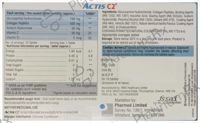 Actis C2 Tablet 10s