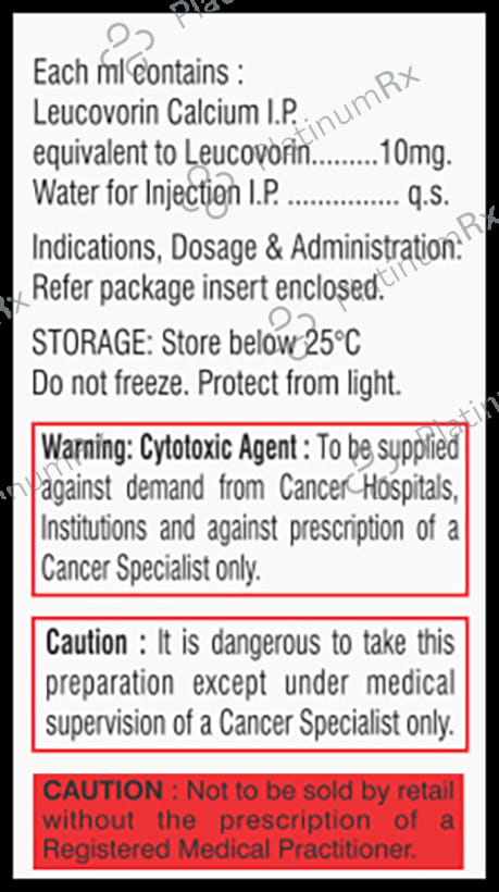 Leevarin 50 Injection 5ml