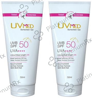 Uvmed Tinted Sunscreen Gel (50ml Each)