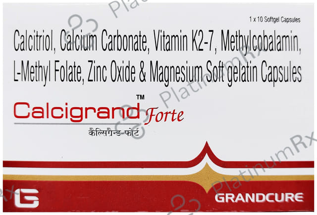 Calcigrand Forte Soft Gelatin Capsule 10s