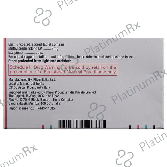 Medrol 8mg Tablet 14s