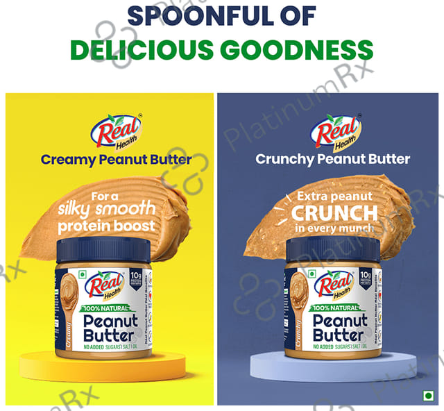 Real Health 100% Natural Peanut Butter Crunchy