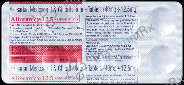 Altoran CH 40/12.5mg Tablet 10s