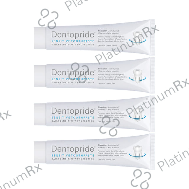 Dentopride Sensitive Toothpaste (100gm Each) 4 Tube