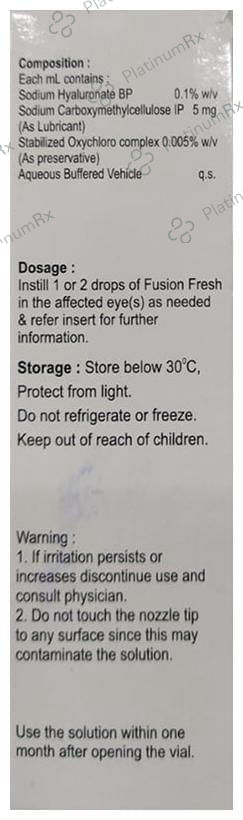 Fusion Fresh 0.1% Eye Drop