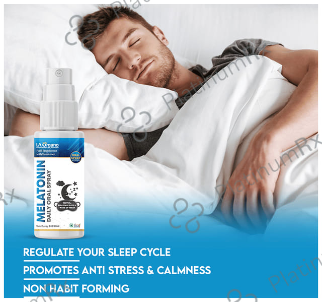 LA Organo Melatonin Daily Oral Spray