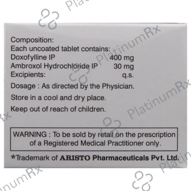 Doxomax XP 30/400mg Tablet 10s