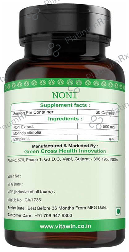 Vitawin Noni 500mg Capsule
