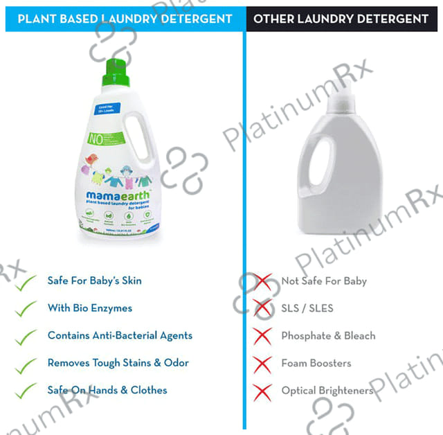 Mamaearth Plant-Based Laundry Detergent for Babies 1000 ml