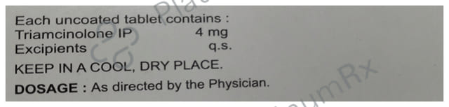 Tricort 4mg Tablet 10s