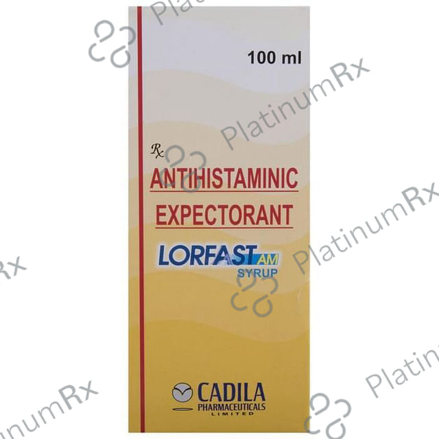 Lorfast AM 30/50/5mg Syrup 100ml