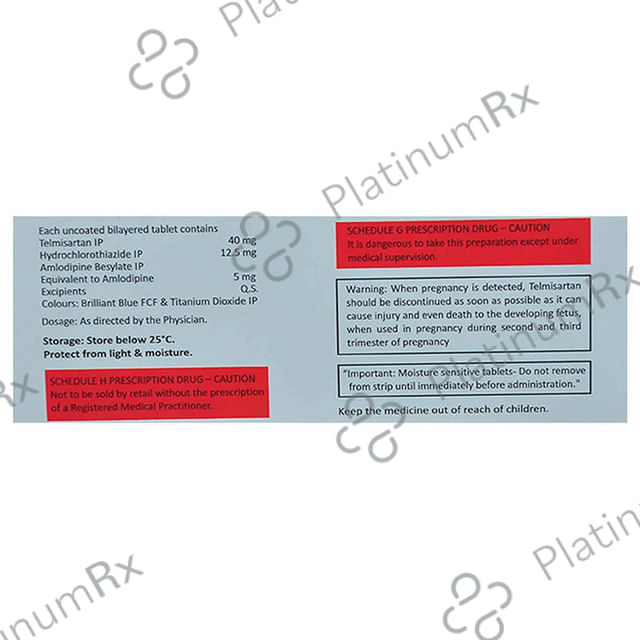 Cortel Trio 5/12.5/40mg Tablet 15s