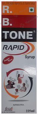 R.B. Tone Rapid Syrup Sugar Free