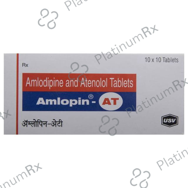 Amlopin AT 5/50mg Tablet 10s