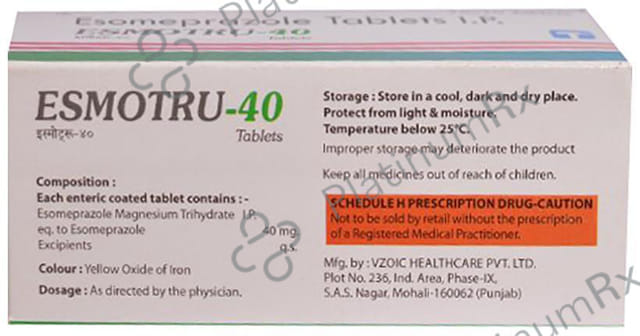 Esmotru 40mg Tablet 10s