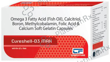 Cureshell-D3 Max Soft Gelatin Capsule