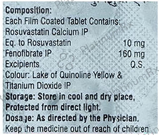 Unizuva F 160mg/10mg Tablet