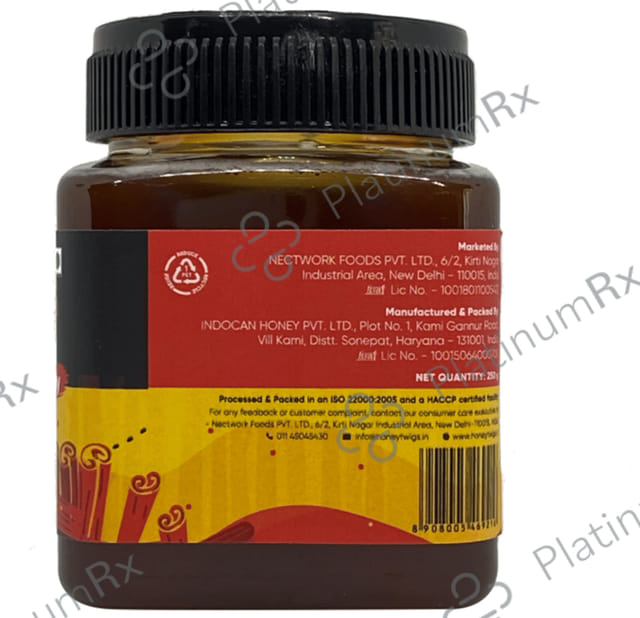 Nectworks Cinnamon Infused Natures Finest Himalayan Honey 250gm