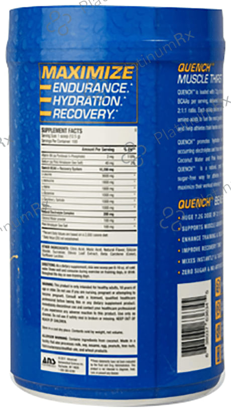 ANS Performance Peach Mango Quench BCAA Powder 1250 gm