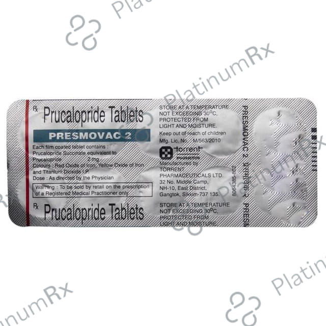Presmovac 2mg Tablet 10s