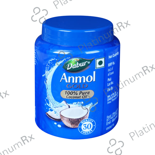 Dabur Anmol Gold Pure Coconut Oil - Blue