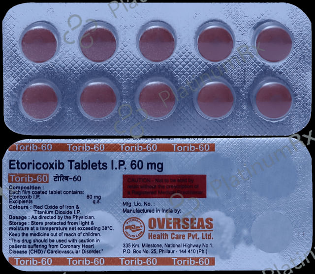 Torib 60mg Tablet 10s