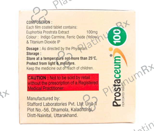 Prostaceum 100mg Tablet 10s