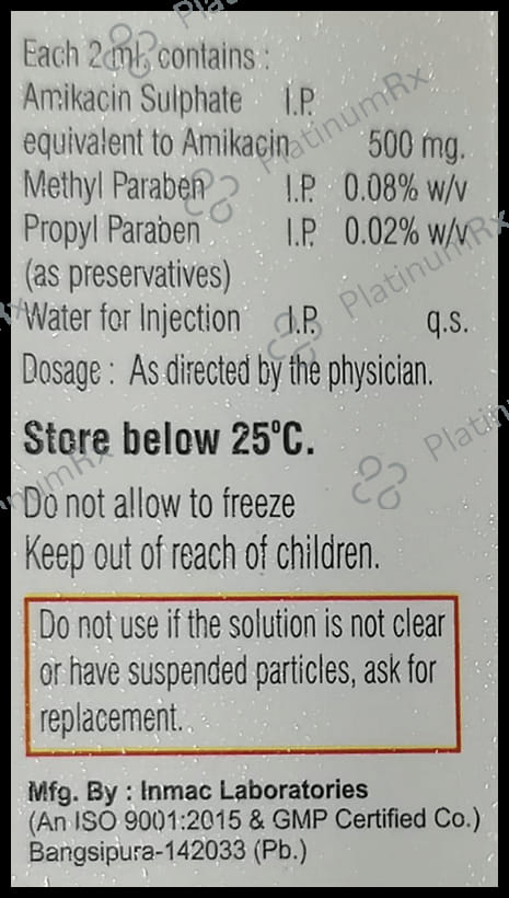 Amisurge 500mg Injection 1s