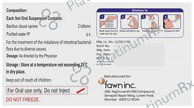 Gutlix (5ml Each) Oral Suspension