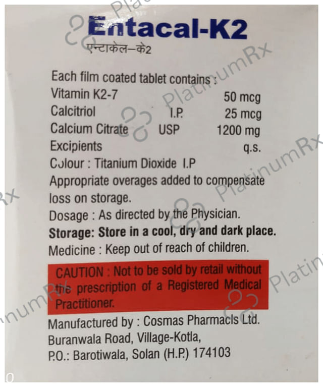 Entacal-K2 Tablet