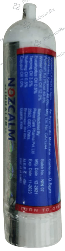 Nozcalm Inhaler